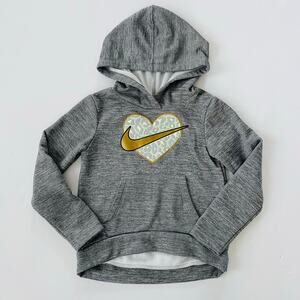 Nike | Swoosh Heart Animal Print Hoodie GUC 6